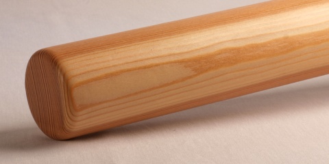 Massivholz Handlauf Rundhandlauf Rundstab in Lärche maßgenau gefertigt lackiert oder geölt